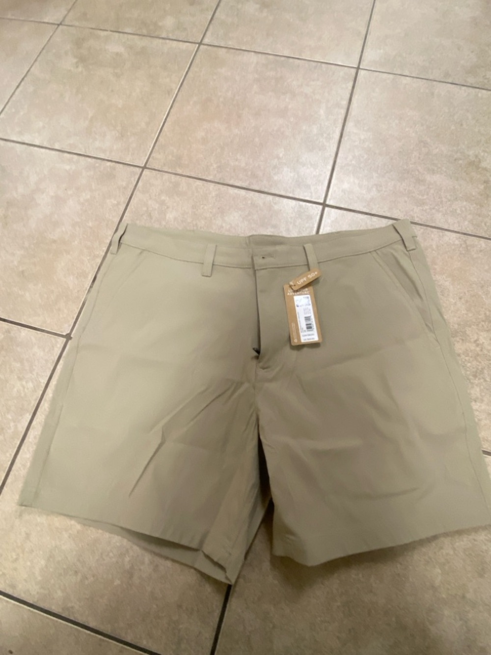 Eddie Bauer Olive Green Casual Bermuda Shorts